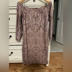 BCBG Form Fitting Sequin Dress